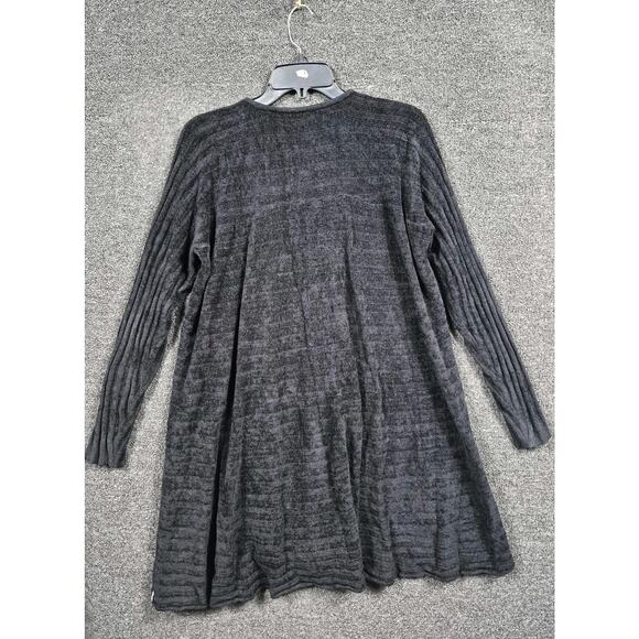 Tommy Bahama Sweater Womens S/M Gray Island Soft Open Front Cardigan Long Sleeve - Picture 2 of 8